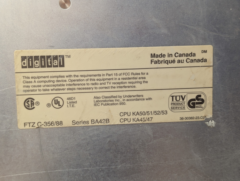 Digital VAX 4000 Model 105A 4000-105A Vintage Computer  -