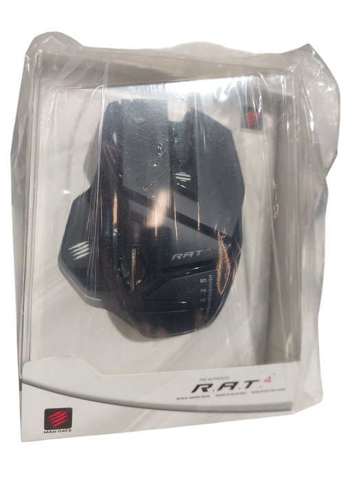 Mad Catz R.A.T. 4+ Wired Optical Gaming Mouse ( New ) =