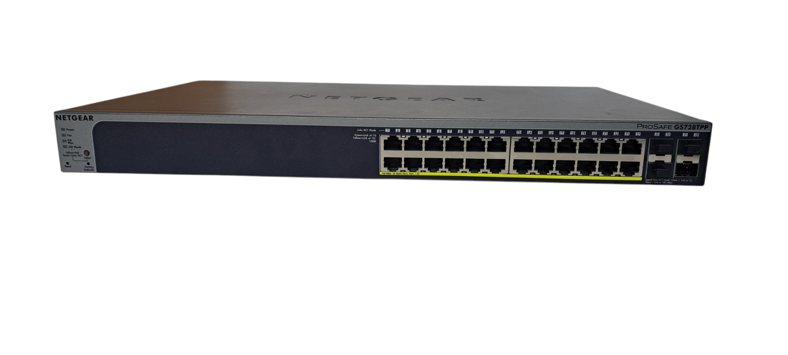 Netgear ProSafe GS728TPP 24 Port Network Siwtch