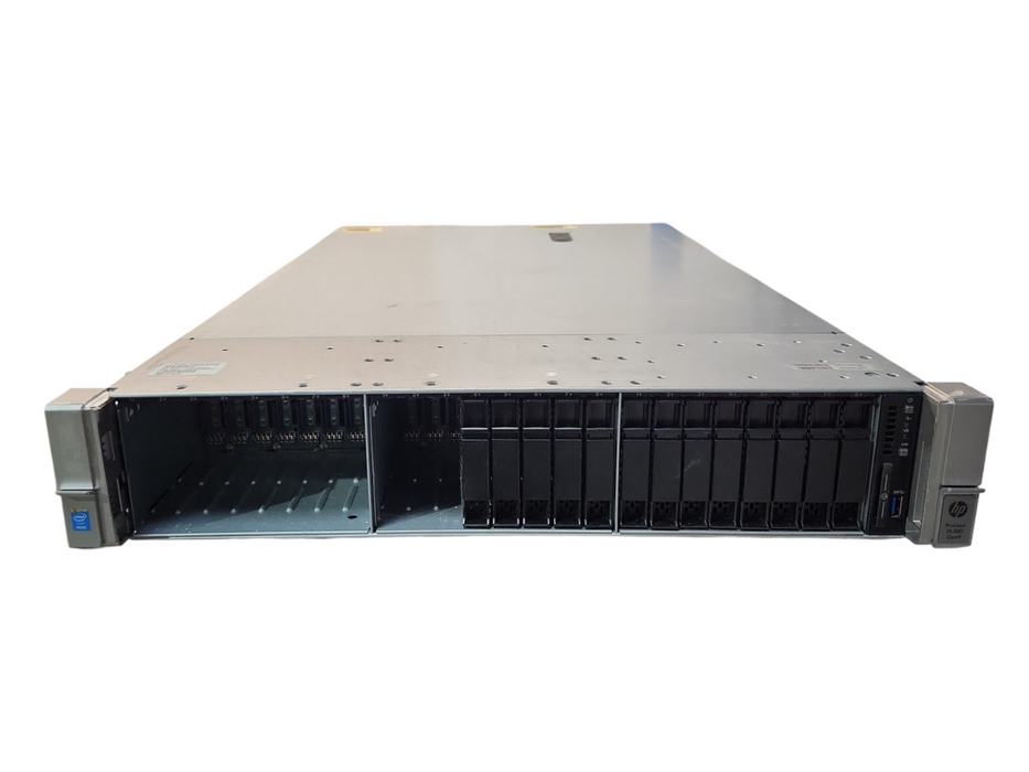 HP PL DL380 Gen 9 2U 26x2.5", 2x Xeon E5-2667 v3, 64GB DDR4, P440ar, P441