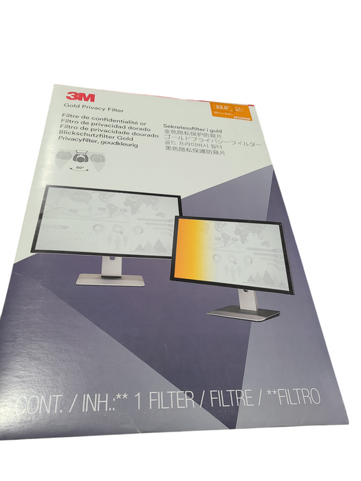 3M Gold Privacy Filter for 23.0" Monitors