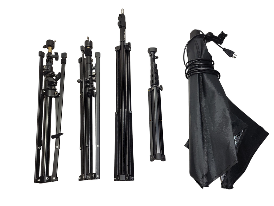 Lot of 4x Neewer/Unknown brand Tripods w/ umbrella READ $