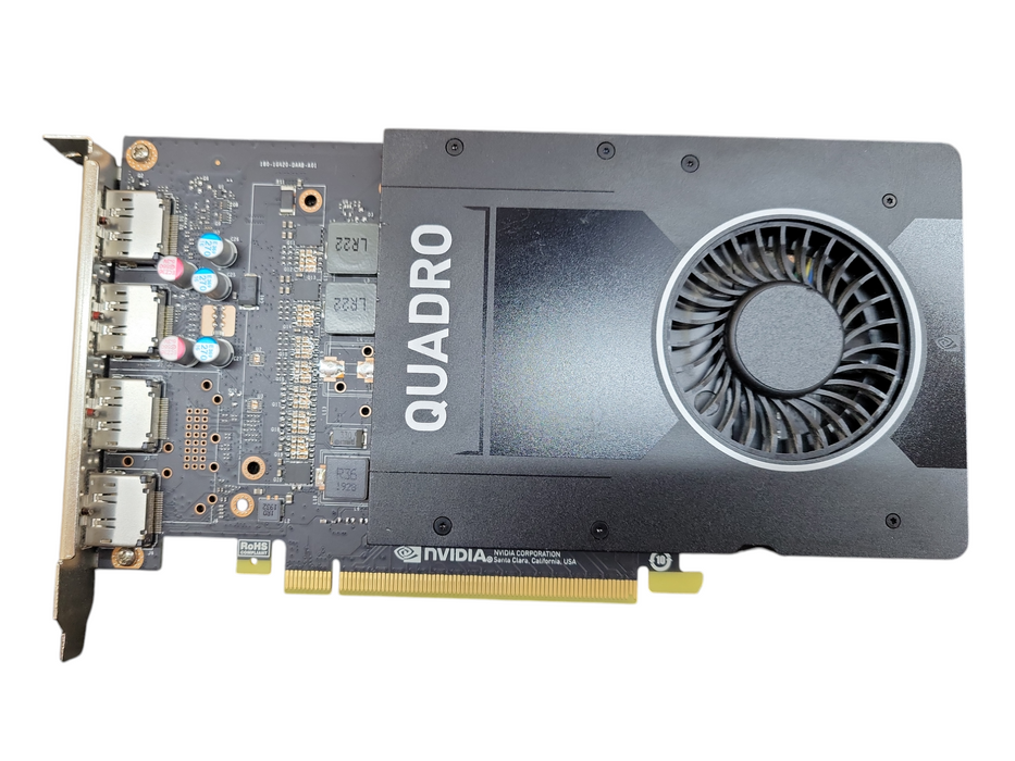 NVIDIA Quadro P2200 5GB Graphics Card - 4x Display Port !
