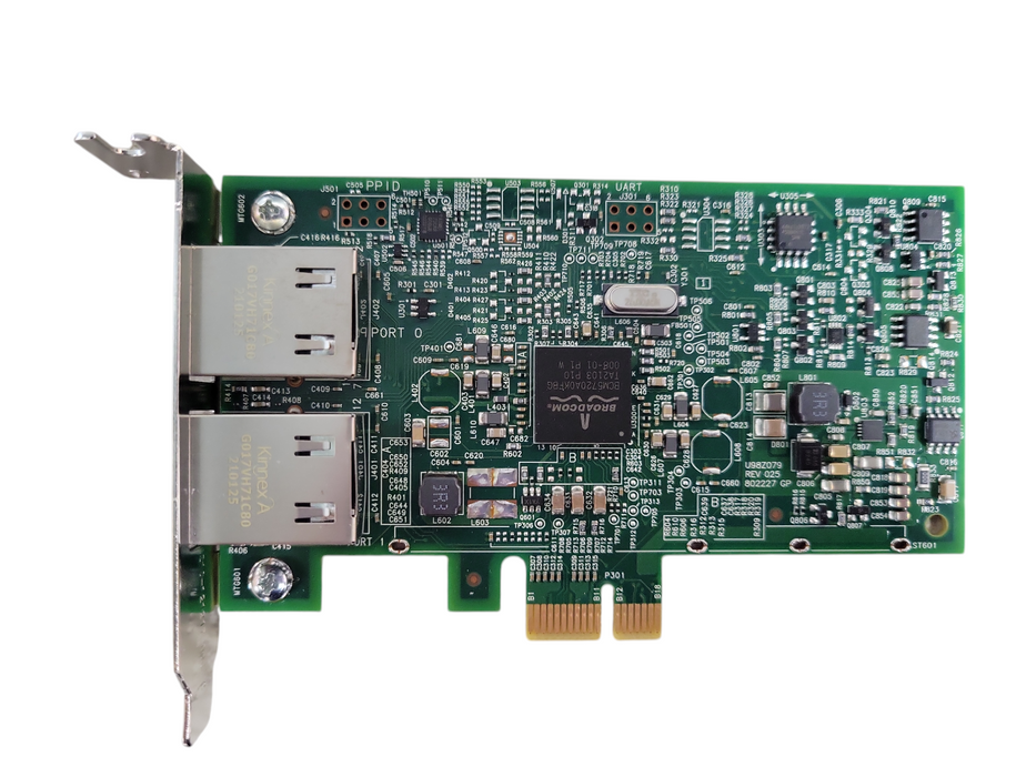 Dell Broadcom 0557M9 Dual Port Gigabit Ethernet Card Low Profile !