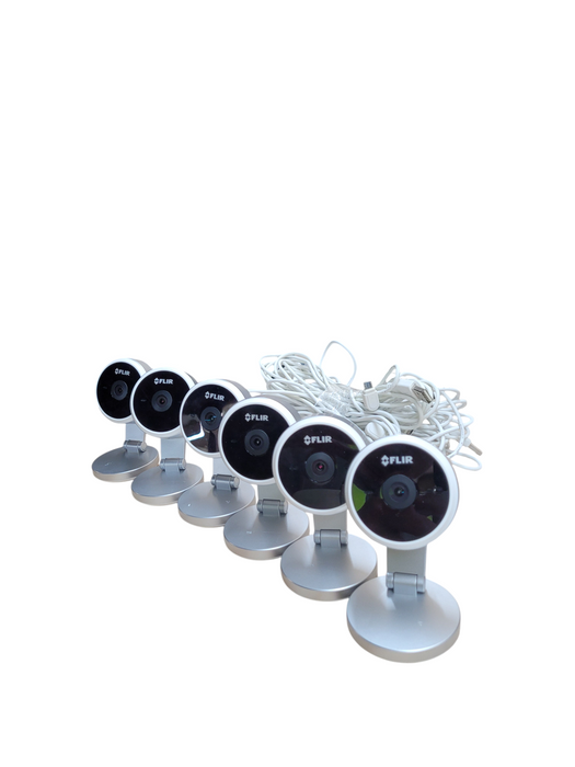 LOT of 6x - Flir Secure HD WIFI Security CAM (Model: FS21F)