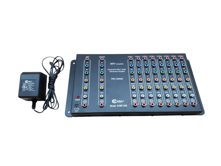 CE Labs AV901 HD HDTV/Component A/V Distribution Amplifier *READ*