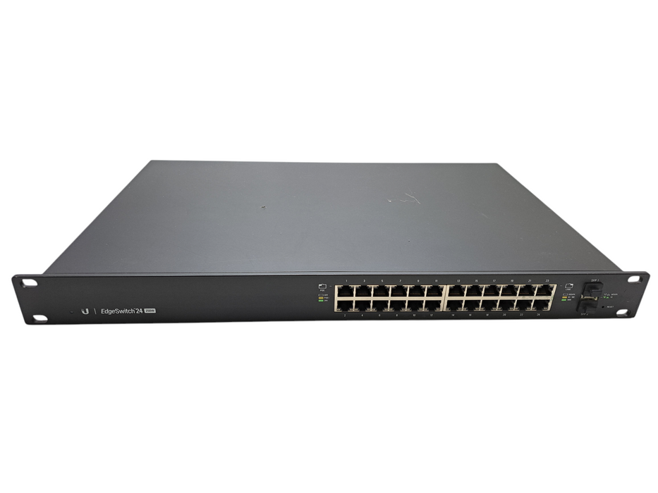 Ubiquiti EdgeSwitch ES-24-250W | 24-Port Gigabit PoE Network Switch *READ* )