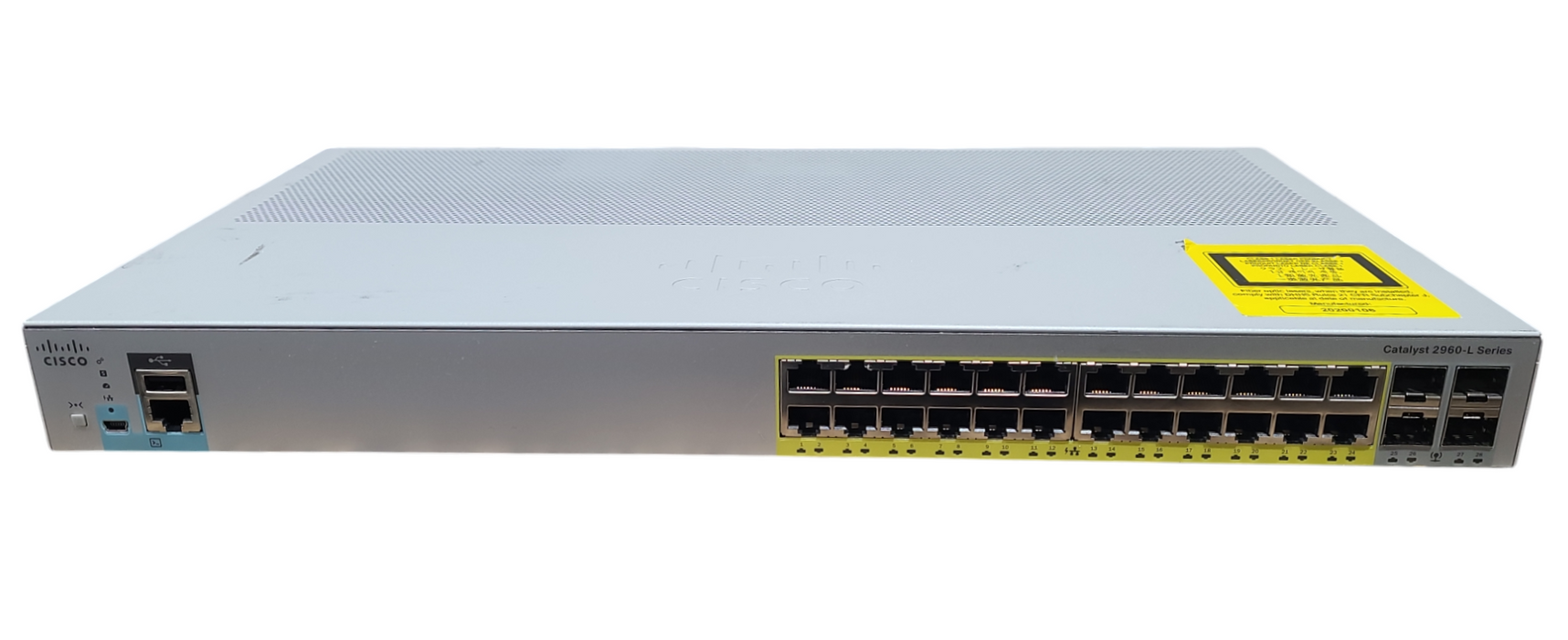Cisco WS-C2960L-24PS-LL V01 PoE+ 24-Port Network Switch