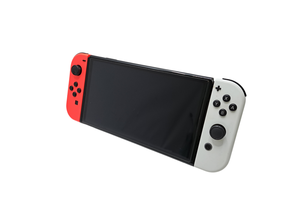 Nintendo Switch OLED 64GB Handheld Console (HEG-001) *READ* )