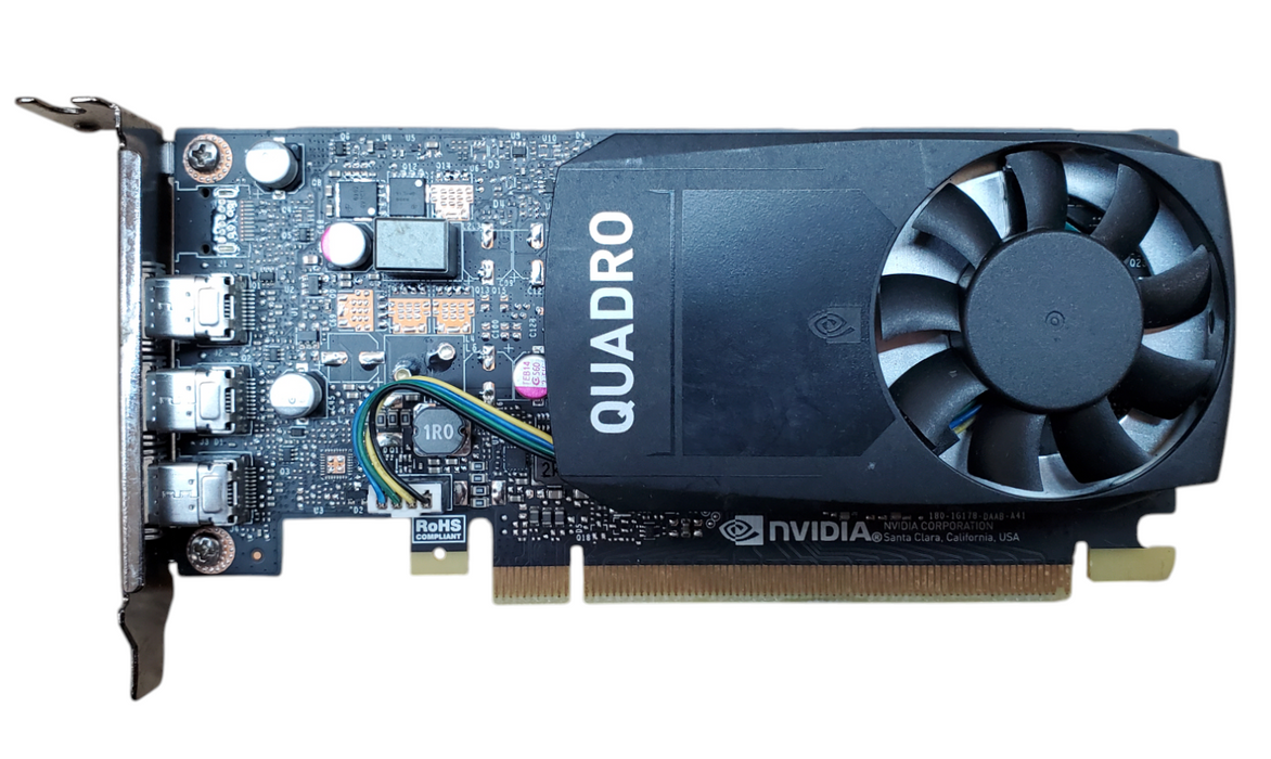 NVIDIA Quadro P400 2GB GDDR5 Graphics Card - 3x MiniDP