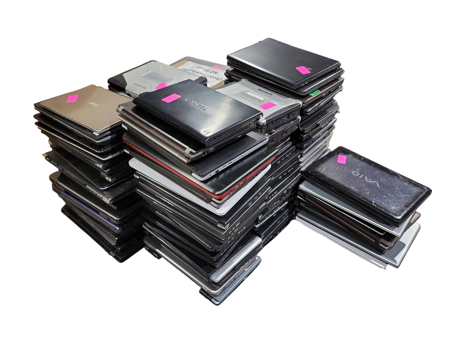 Lot 100x Mixed brand i-series Laptops AS-IS