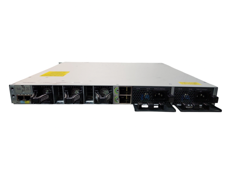 Cisco C9300-48U-E V03, 48-Port Gigabit UPOE Managed Switch w/ C9300-NM-8X !
