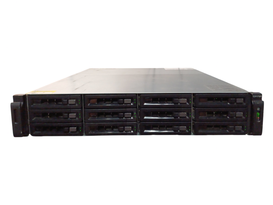 QNAP TVS-EC1280U-SAS-RP 12 Bay NAS, 6x1TB & 6x2TB 2.5" HDD & 2x 128GB mSATA