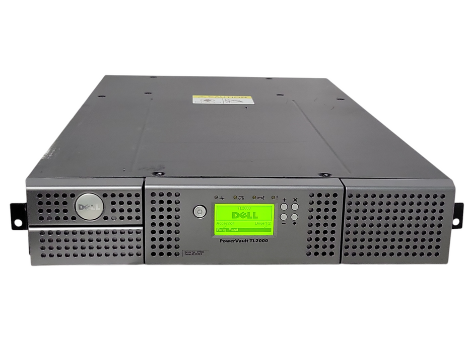 Dell PowerVault TL2000 2U 16-bay Tape Library w/ 1x IBM LTO-6 SAS Drives _