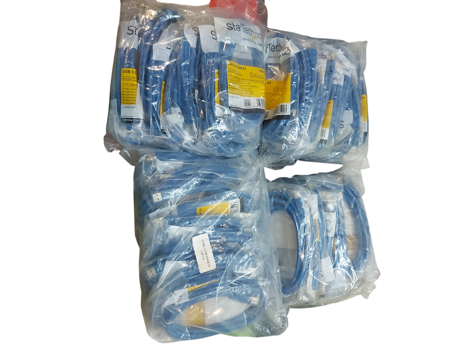 Lot 40x StarTech 10 ft SuperSpeed USB 3.0 Cable A to B - M/M