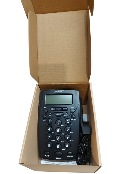 AGPTEK Call Center Dialpad Headset Telephone Set Model HA0021