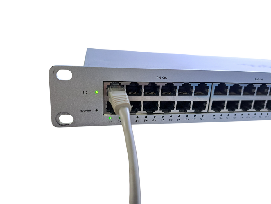 Cisco Meraki MS220-48LP | 48-Port Gig PoE Cloud Managed Switch UNCLAIMED )