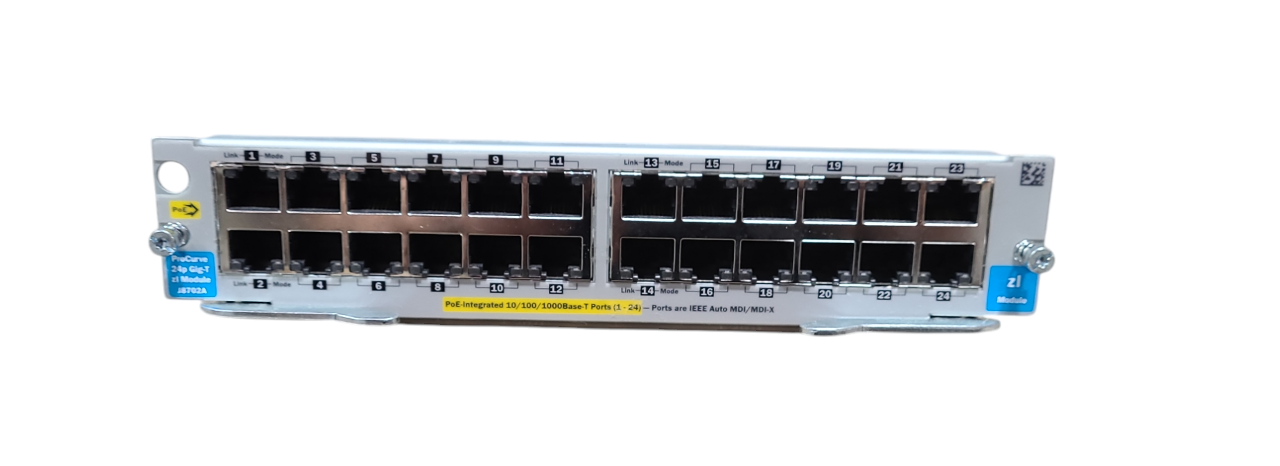 HP ProCurve 24p Gig-T zl J8702A 24x 10/100/1000 PoE Port Module Q