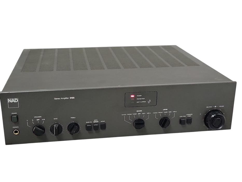 NAD 3155 Integrated Amplifier 55 WPC Made in Japan, READ _