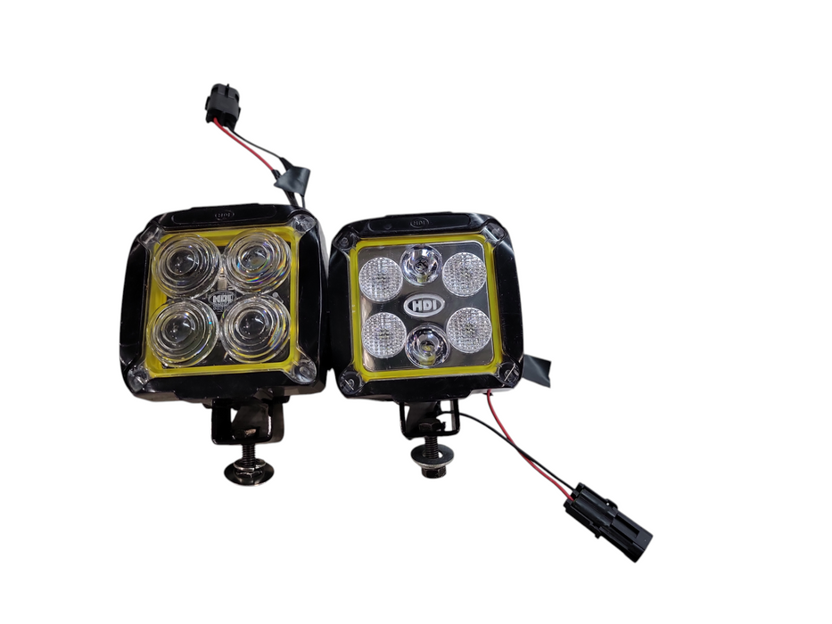 Lot of 2x - HDI / HAMSAR 3x3" LED Lights (81294/B / 81295) %