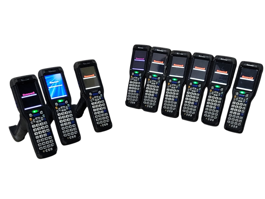 Lot of 9x Intermec/Honeywell CK71 SERIES Barcode scanners w/ Battery, READ _