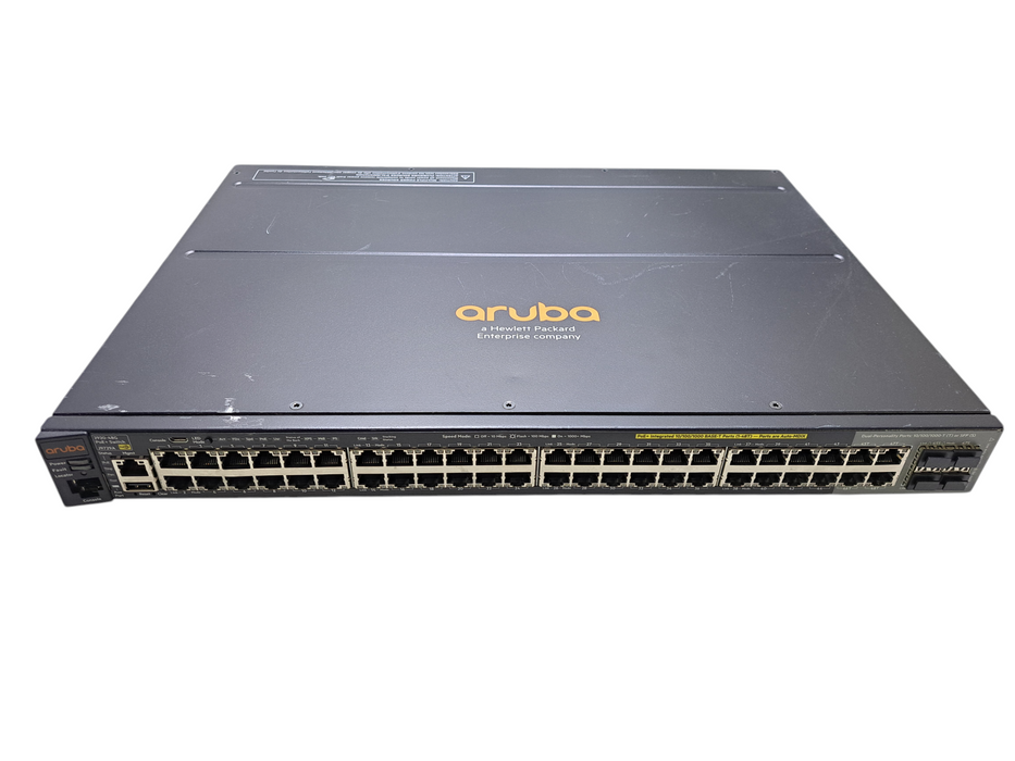 HP Aruba J9729A 2920-48G-POE+ Switch w/ J9733A Module & 1x PSU