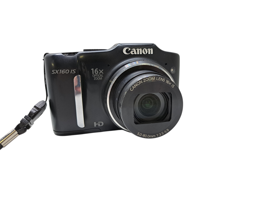 Canon PowerShot SX160 IS 16.0MP Digital Camera *READ* )
