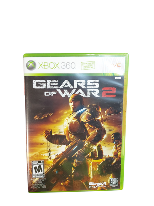 Gears of War 2 (Xbox 360, 2008) Complete With Manual