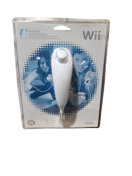 Official White Nunchuk For Nintendo Wii Q