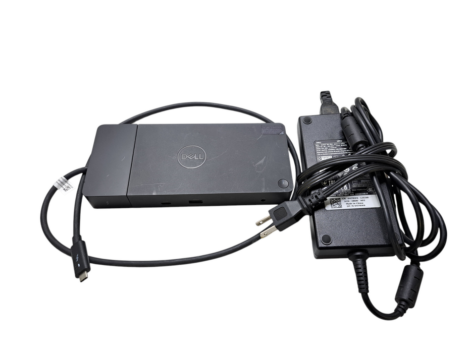 Dell WD19TB Thunderbolt K20A USB-C Docking Station w/ 180W Power Adapter