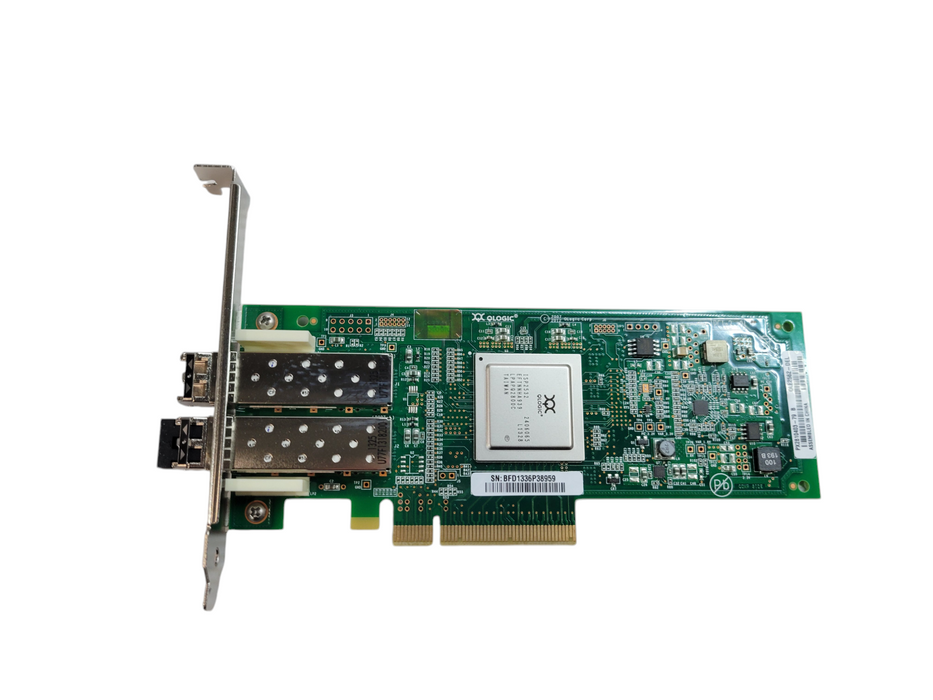 Dell QLogic QLE2562-DEL 8Gb/s Dual Fibre PCI-E Host Bus Adapter MFP5T Q%