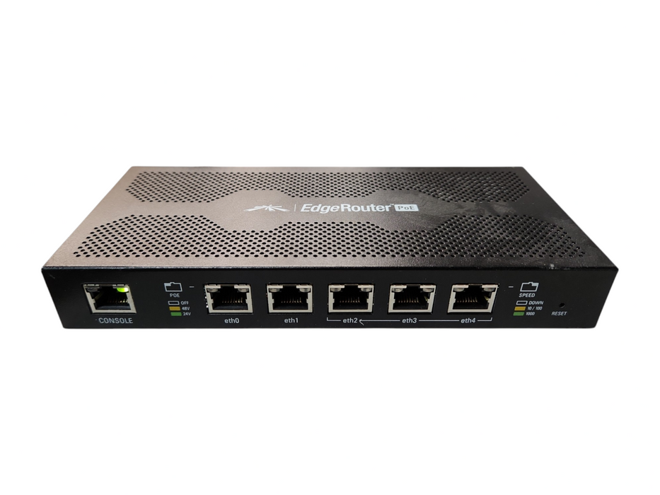 Ubiquiti ERPoe-5 EdgeRouter PoE Router, Factory Reset