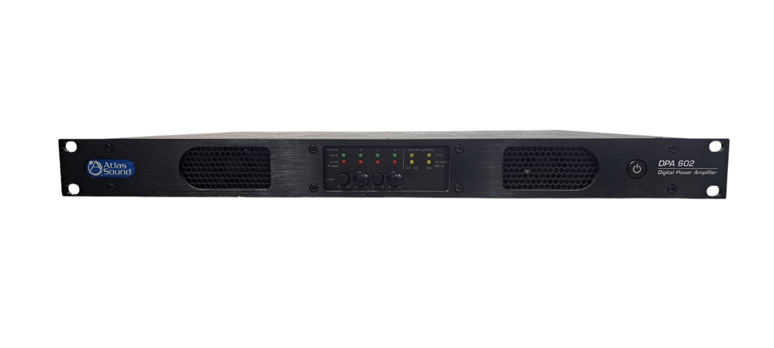 Atlas Sound DPA‑602 4‑Channel Digital Power Amplifier Q