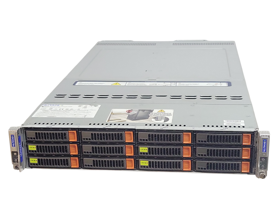 Nutanix NXS2U2NL12G600 2-Nodes 4x Xeon Gold 5115 128GB DDR4, 12x 3.5" Trays _