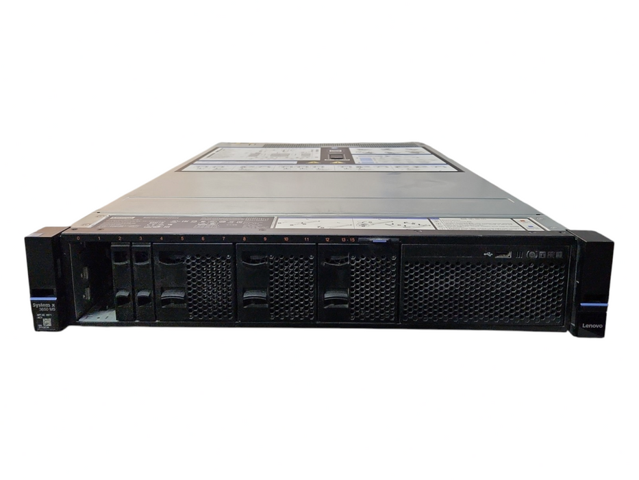 Lenovo System x3650 M5 2U 8x2.5", 2x Xeon E5-2650 v4, 128GB DDR4, M5210