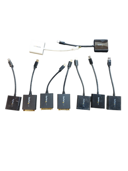 Lot 9x Assorted Mini Display Port to DVi Video Adapter | Read Description