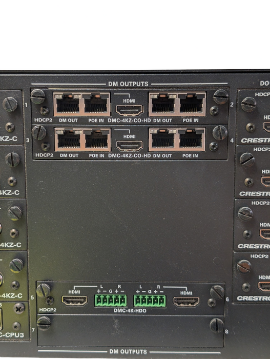 Crestron media distribution system DM-MD8X8-CPU3 -