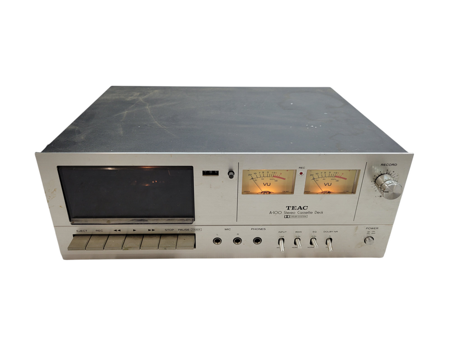 Vintage Rare Teac A-100 Stereo Cassette Deck (TESTED) %