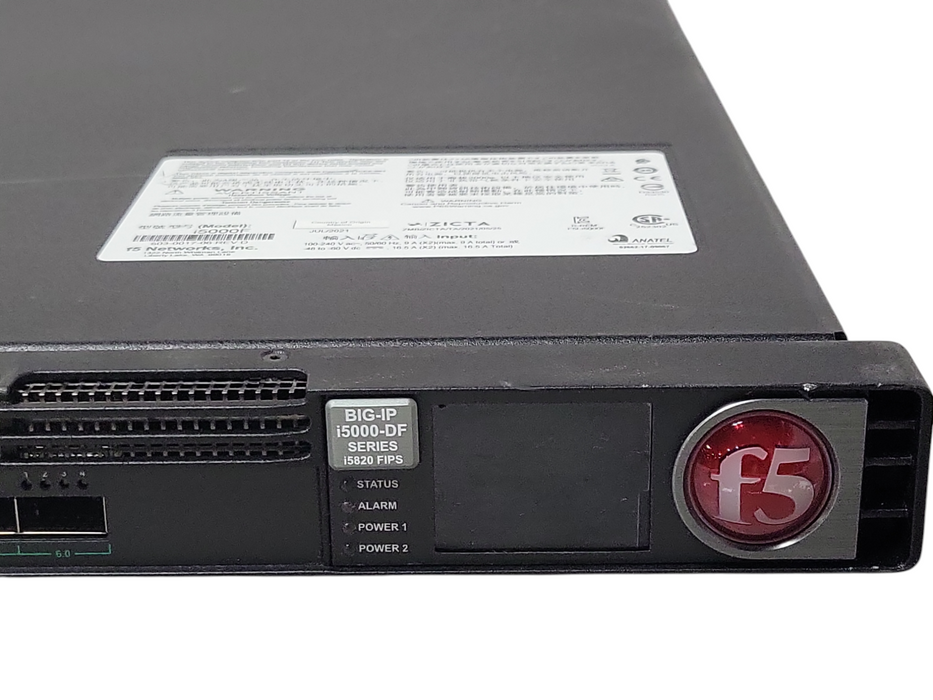 F5-BIG-IP-I5000-DF SERIES F5 Networks i5000/I5820 FIPS, 2x Power supplies _