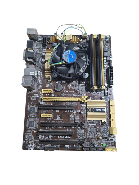 ASUS Z87-A Motherboard W/ Core i7-4770 @ 3.40GHz & 8GB DDR3