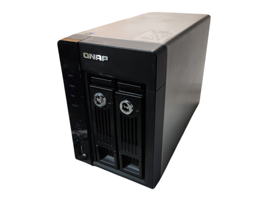 QNAP NAS TS-269L, 2-Bays NAS w/ 2x 2TB HDDs, No Power Adapter