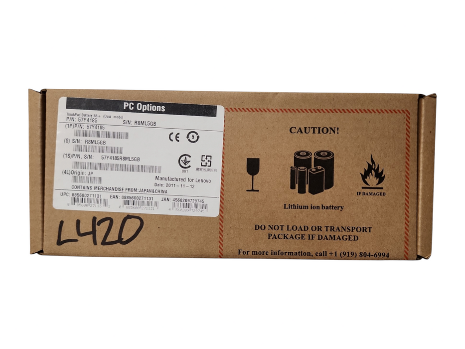 *NEW SEALED* Lenovo ThinkPad Battery 55+ (Dual mode), P/N: 57Y4185 Q