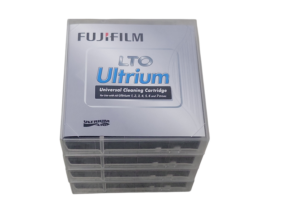 Lot of 4x FUJIFILM LTO 1-7 Drive Tape Cleaning cartridge LTO Ultrium _