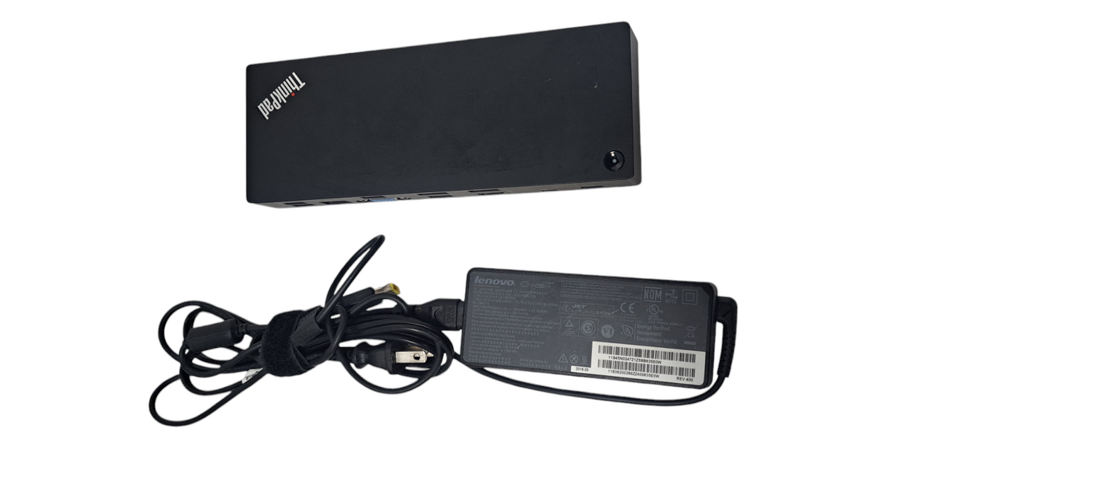 Lenovo ThinkPad Thunderbolt 3 Dock Type 40AC W/ Power Adapter