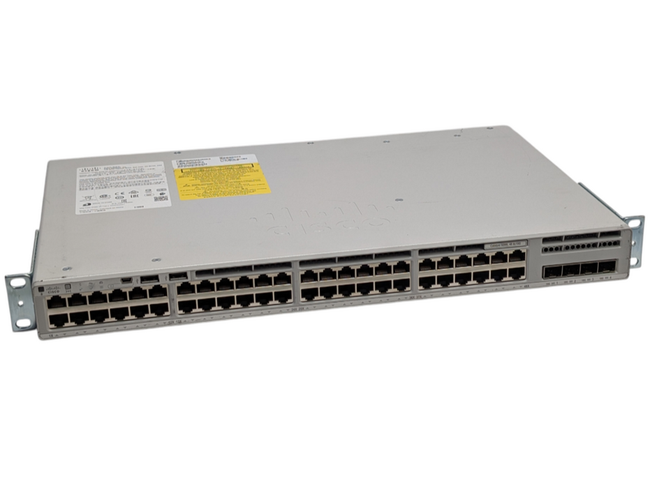 Cisco Catalyst C9200L-48T-4X-E V01 4x SFP+ 48 Port Gigabit PoE+ Switch READ -