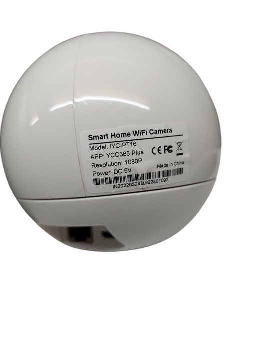 LOT of 5X HD Smart Wi-Fi Camera Model IYC-PT16 HD 1080P Power DC 5V Q Q