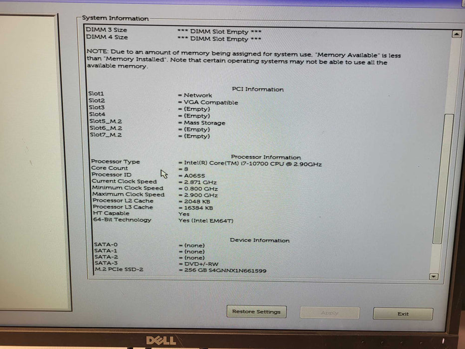 Dell OptiPlex 7080 Tower i7-10700 16GB DDR4 256GB NVMe GTX 1660 SUPER 6GB $