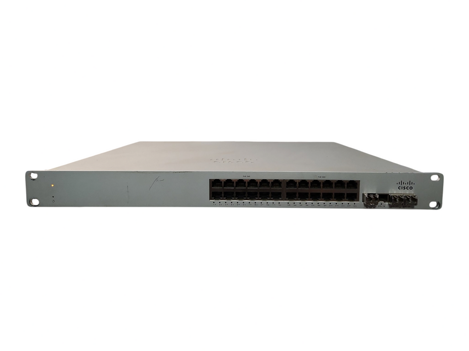 Cisco Meraki MS250-24P-HW 24-Port Gigabit PoE Switch, Unclaimed