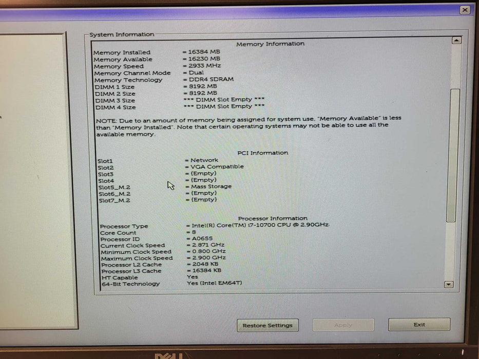 Dell OptiPlex 7080 Tower i7-10700 16GB DDR4 256GB NVMe GTX 1660 SUPER 6GB $