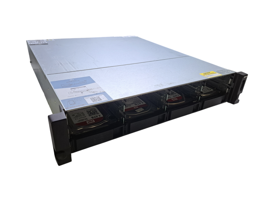 QNAP TS-1263U-RP 12-Bay NAS Network Attached Storage w/ 4x 4TB HDD's